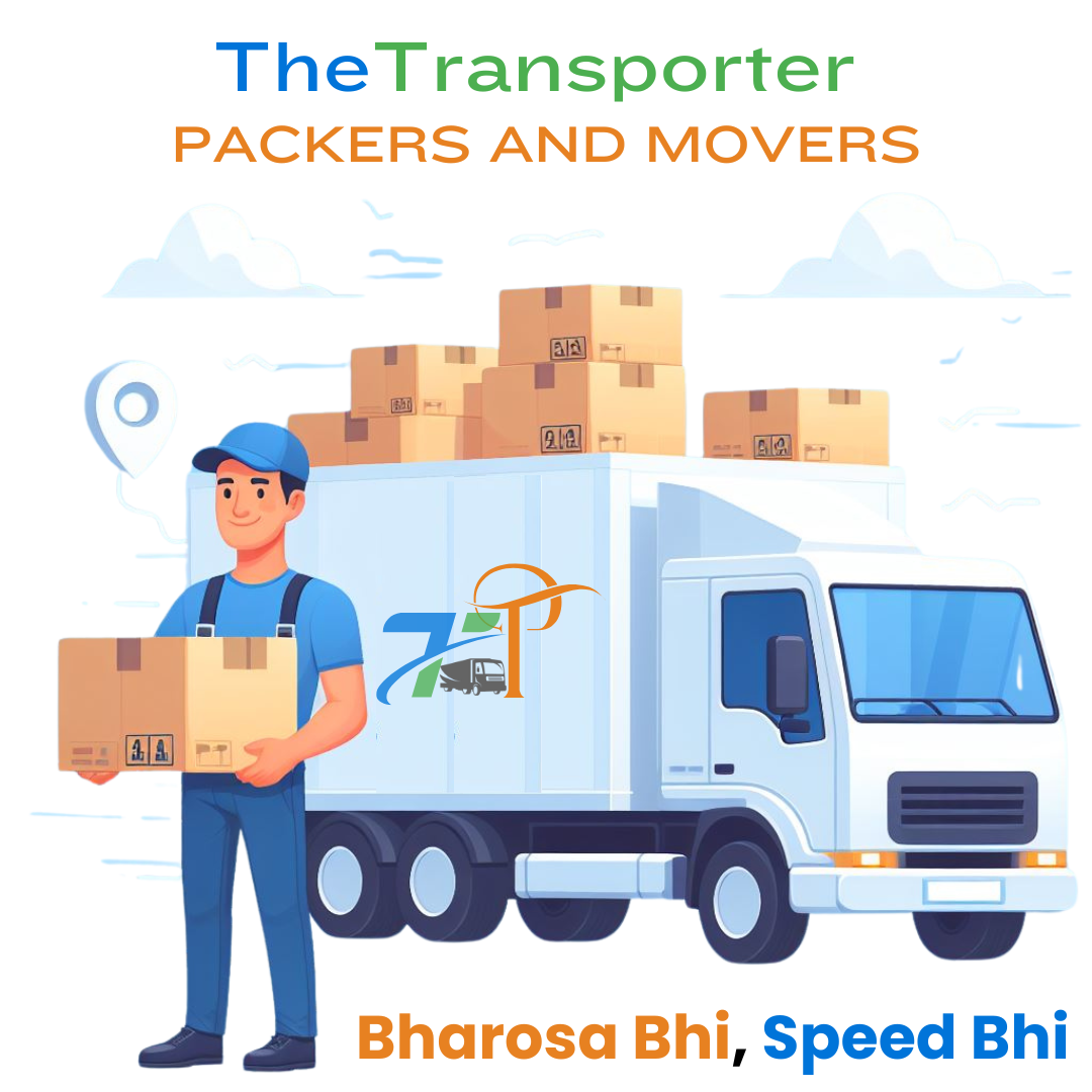 TheTransporter Packers and movers website home center advantage section graphic